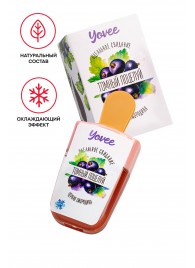 Охлаждающий бальзам для губ «Томный поцелуй» с ароматом черной смородины - 5 мл. - ToyFa - купить с доставкой в Химках