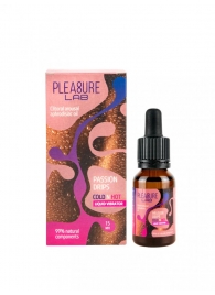 Жидкий вибратор Passion Drips Cold n Hot - 15 мл. - Pleasure Lab - купить с доставкой в Химках