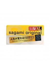 Презервативы увеличенного размера Sagami Original 0.02 XL-size - 12 шт. - Sagami - купить с доставкой в Химках
