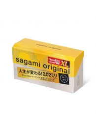 Презервативы увеличенного размера Sagami Original 0.02 XL-size - 12 шт. - Sagami - купить с доставкой в Химках
