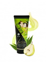 Массажный крем для тела с ароматом груши и зелёного чая Pear   Exotic Green Tea - 200 мл. - Shunga - купить с доставкой в Химках