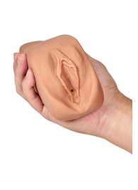 Маструбатор-вагина с вибрацией Soft   Wet Renata Realistic Tan Masturbator - Blush Novelties - в Химках купить с доставкой