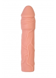 Телесная удлиняющая насадка с подхватом - 19 см. - ToyFa - в Химках купить с доставкой