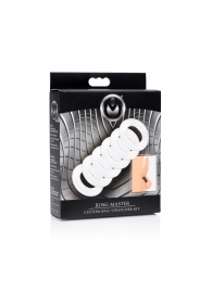 Комплект из 6 прозрачных эрекционных колец Ring Master Custom Ball Stretcher Kit - XR Brands - в Химках купить с доставкой