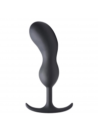 Черный массажер простаты с утяжелителями Premium Silicone Weighted Prostate Plug XL - 20,8 см. - XR Brands - в Химках купить с доставкой