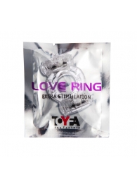 Прозрачное виброкольцо с двумя вибропульками - Toyfa Basic - в Химках купить с доставкой