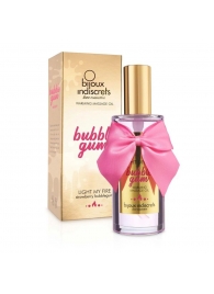 Разогревающее массажное масло Light My Fire Bubble Gum с ароматом бабл-гам - 100 мл. - Bijoux Indiscrets - купить с доставкой в Химках