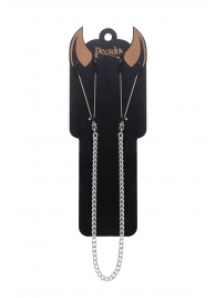 Зажимы на соски «Вилки» на цепочке - Pecado - купить с доставкой в Химках