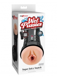 Мастурбатор-вагина в колбе Super Juicy Snatch - Pipedream - в Химках купить с доставкой