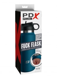 Смуглый мастурбатор-вагина в синей колбе F*ck Flask - Pipedream - в Химках купить с доставкой