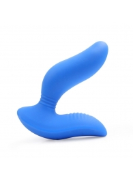 Синий вибромассажер простаты 3,5’’ Curve P-spot Massager - 12 см. - Erokay - в Химках купить с доставкой