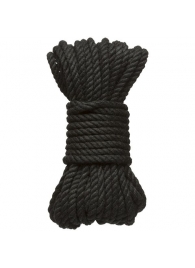 Черная верёвка для связывания и фиксации Bind Tie - 9,14 м. - Doc Johnson - купить с доставкой в Химках