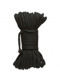 Черная верёвка для связывания и фиксации Bind Tie - 15,24 м. - Doc Johnson - купить с доставкой в Химках