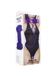Фиолетовая верёвка для связывания и фиксации Bind Tie - 15,24 м. - Doc Johnson - купить с доставкой в Химках