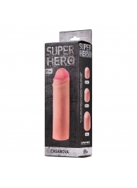 Фаллоудлинитель SUPER HERO Casanova - 18 см. - Lola Games - в Химках купить с доставкой