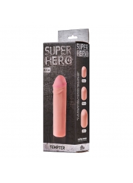 Фаллоудлинитель SUPER HERO Tempter - 16 см. - Lola Games - в Химках купить с доставкой