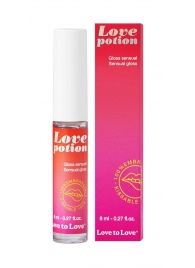 Возбуждающий блеск для губ Love Potion - 8 мл. - Love to Love - купить с доставкой в Химках