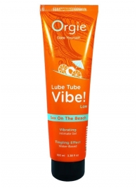 Гель с эффектом вибрации Lube Tube Vibe Low Sex On The Beach - 100 мл. - ORGIE - купить с доставкой в Химках