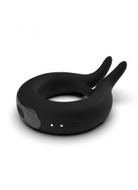 Черное эрекционное кольцо Marry Me Rechargeable Vibrating Cockring - Adrien Lastic - в Химках купить с доставкой
