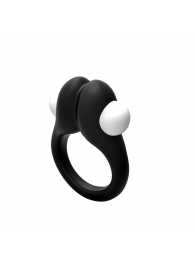 Черное эрекционное кольцо Zippy Vibrating Ring With Bullet - Adrien Lastic - в Химках купить с доставкой