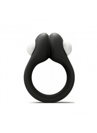 Черное эрекционное кольцо Zippy Vibrating Ring With Bullet - Adrien Lastic - в Химках купить с доставкой