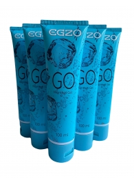 Набор из 5 пролонгирующих лубрикантов на водной основе Egzo Go (по 100 мл.) - EGZO - купить с доставкой в Химках