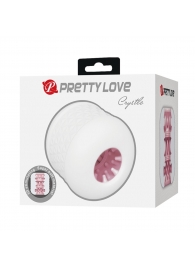 Белый сквозной мастурбатор Crystle - Baile - в Химках купить с доставкой