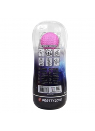 Прозрачный мастурбатор с подвижным шариком - Baile - в Химках купить с доставкой