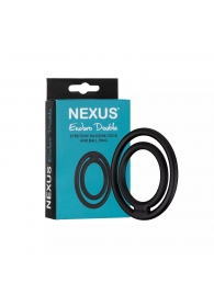 Черное двойное эрекционное кольцо Nexus Enduro Double - Nexus Range - в Химках купить с доставкой