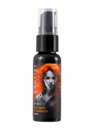 Гель с эффектом вибрации Volcano Of Passion со вкусом вишни - 25 мл. - Erotist Lubricants - купить с доставкой в Химках