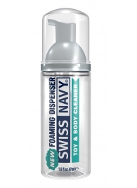 Очищающая пенка для игрушек и тела Toy   Body Cleaner Foamer - 47 мл. - Swiss navy - купить с доставкой в Химках