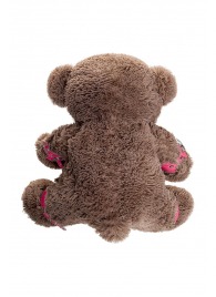 Бондажный набор: бурый мишка с розовыми оковами и наручниками - Pecado - купить с доставкой в Химках