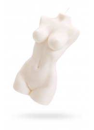 Белая интерьерная свеча в форме женского торса - 850 гр. - Pecado - купить с доставкой в Химках