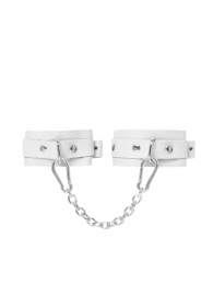 Белые мини-оковы со скруглёнными углами - Pecado - купить с доставкой в Химках