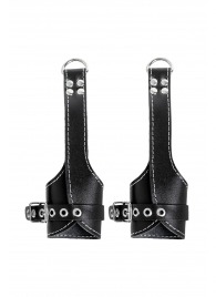 Черные подвесы с белой строчкой - Pecado - купить с доставкой в Химках