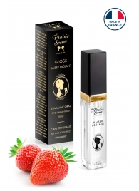 Стимулирующий блеск для губ со вкусом клубники - 7 мл. - Plaisir Secret - купить с доставкой в Химках