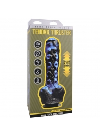 Черно-синяя мини-машина на присоске Tendril Thruster - 21,6 см. - Doc Johnson - купить с доставкой в Химках