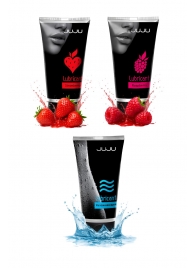 Набор из 3 лубрикантов JUJU (увлажняющий, клубника, малина) - JuJu - купить с доставкой в Химках