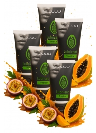 Набор из 5 съедобных лубрикантов JUJU со вкусом тропических фруктов - JuJu - купить с доставкой в Химках