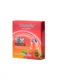 Стимулирующая насадка Sitabella Extender  Клубника - Sitabella - купить с доставкой в Химках
