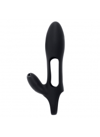 Черная насадка на пенис с вибрацией Nautilus - Zero Tolerance - в Химках купить с доставкой