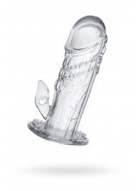 Прозрачная насадка на пенис Uco - 13 см. - A-toys - в Химках купить с доставкой
