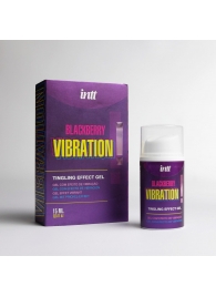 Стимулирующий гель с эффектом вибрации Blackberry Vibration - 15 мл. - INTT - купить с доставкой в Химках