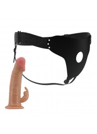 Телесный мужской страпон Mavis - Baile - купить с доставкой в Химках