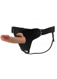 Телесный мужской страпон Mavis - Baile - купить с доставкой в Химках