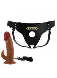 Мужской полый страпон с вибрацией Marion - Baile - купить с доставкой в Химках