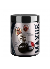 Черные утолщенные презервативы MAXUS Extra Strong с железным кейсом - 15 шт. - Maxus - купить с доставкой в Химках