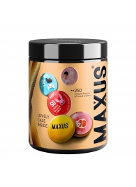 Точечные презервативы MAXUS 2000 Amazing Dots с железным кейсом - 15 шт. - Maxus - купить с доставкой в Химках