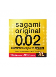 Презерватив увеличенного размера Sagami Original 0.02 XL-size - 1 шт. - Sagami - купить с доставкой в Химках