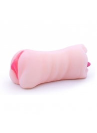 Телесный двусторонний мастурбатор - вагина и ротик - Boys of Toys - в Химках купить с доставкой